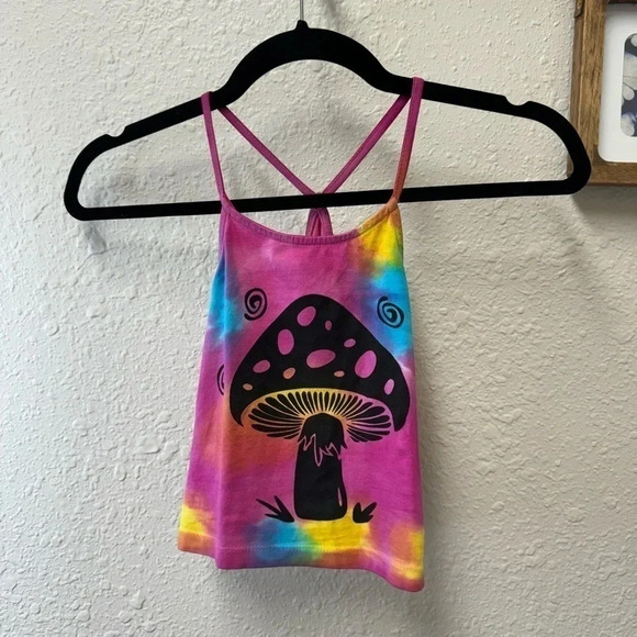 Earthbound Trading Co. Tie Dye Mushroom Tank - Picture 2 of 7